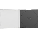 MediaRange BOX21 custodia CD/DVD Custodia Jewel 1 dischi Nero, Trasparente, Custodia protettiva Custodia Jewel, 1 dischi, Nero, Trasparente, Plastica, 120 mm, 140 mm, Bulk