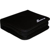 MediaRange BOX50 custodia CD/DVD Custodia a borsellino 24 dischi Nero, Borsa Nero, Custodia a borsellino, 24 dischi, Nero, Nylon, 120 mm, 164 mm, Vendita al dettaglio