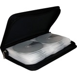 MediaRange BOX51 custodia CD/DVD Custodia a borsellino 48 dischi Nero Nero, Custodia a borsellino, 48 dischi, Nero, Nylon, 120 mm, 289 mm, Bulk