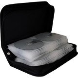 MediaRange BOX55 custodia CD/DVD Custodia a borsellino 96 dischi Nero Nero, Custodia a borsellino, 96 dischi, Nero, Nylon, 120 mm, 168 mm, Vendita al dettaglio