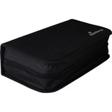 MediaRange BOX55 custodia CD/DVD Custodia a borsellino 96 dischi Nero, Borsa Nero, Custodia a borsellino, 96 dischi, Nero, Nylon, 120 mm, 168 mm, Vendita al dettaglio