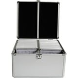 MediaRange BOX76 custodia CD/DVD Valigetta rigida 300 dischi Argento, Valigia argento, Valigetta rigida, 300 dischi, Argento, Tessuto felpato, Plastica, Legno, 120 mm, Alluminio, Vendita al dettaglio