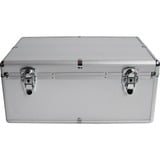 MediaRange BOX77 custodia CD/DVD Valigetta rigida 500 dischi Argento, Valigia argento, Valigetta rigida, 500 dischi, Argento, Tessuto felpato, Plastica, Legno, 120 mm, Alluminio, Vendita al dettaglio