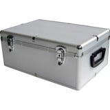 MediaRange BOX77 custodia CD/DVD Valigetta rigida 500 dischi Argento, Valigia argento, Valigetta rigida, 500 dischi, Argento, Tessuto felpato, Plastica, Legno, 120 mm, Alluminio, Vendita al dettaglio