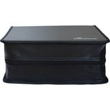 MediaRange BOX93 custodia CD/DVD Custodia a borsellino 200 dischi Nero, Borsa Nero, Custodia a borsellino, 200 dischi, Nero, Ecopelle, Tessuto felpato, 120 mm, Nero, Bulk
