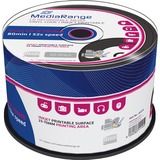 MediaRange CD-R 700MB 50 pz, CD supporti vergine 52x, CD-R, 120 mm, 700 MB, Fuso, 50 pz