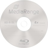 MediaRange MR508 disco vergine Blu-Ray BD-R DL 50 GB 25 pz 50 GB, BD-R DL, Scatola per torte, 25 pz