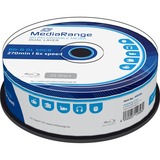 MediaRange MR508 disco vergine Blu-Ray BD-R DL 50 GB 25 pz, Dischi Blu-ray 50 GB, BD-R DL, Scatola per torte, 25 pz