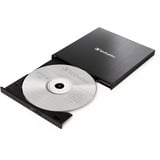 Verbatim 43886 Masterizzatore CD/DVD Esterno - USB 3.2 Gen1 Type-C, masterizzatore DVD esterno Nero, Vassoio, Desktop/Notebook, DVD±RW, USB 3.2 Gen 1 (3.1 Gen 1), CD-R, CD-RW, DVD+R, DVD+R DL, DVD+RW, DVD-R, DVD-R DL, DVD-RW