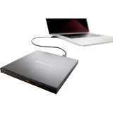 Verbatim 43886 Masterizzatore CD/DVD Esterno - USB 3.2 Gen1 Type-C, masterizzatore DVD esterno Nero, Vassoio, Desktop/Notebook, DVD±RW, USB 3.2 Gen 1 (3.1 Gen 1), CD-R, CD-RW, DVD+R, DVD+R DL, DVD+RW, DVD-R, DVD-R DL, DVD-RW