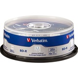 Verbatim 98909 disco vergine Blu-Ray BD-R 25 GB 25 pz 25 GB, BD-R, Fuso, 25 pz