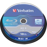 Verbatim BD-R SL 25GB 6 x 10 Pack Spindle 10 pz 25 GB, BD-R, Fuso, 10 pz, Vendita al dettaglio