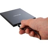 Verbatim External Slimline lettore di disco ottico Blu-Ray RW Nero Nero, Nero, Fessura, Desktop/Notebook, Blu-Ray RW, USB 3.2 Gen 1 (3.1 Gen 1), 145 mm