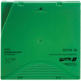 Hewlett Packard Enterprise LTO-8 Ultrium 30TB RW Data Cartridge Nastro dati vuoto 12000 GB 1,27 cm verde, Nastro dati vuoto, LTO, 12000 GB, 30000 GB, 30 anno/i, 183 kA/m