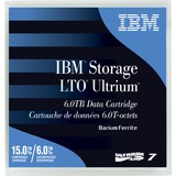 IBM LTO Ultrium 7 Data Cartridge Nastro dati vuoto 6000 GB Nero, Nastro dati vuoto, LTO, 6000 GB, 15000 GB, LTO Ultrium 7, 2,5:1