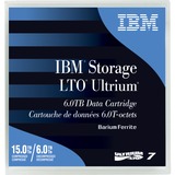 IBM LTO Ultrium 7 Data Cartridge Nastro dati vuoto 6000 GB, Streamer-Medium Nero, Nastro dati vuoto, LTO, 6000 GB, 15000 GB, LTO Ultrium 7, 2,5:1