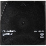Quantum Ultrium 6 Nastro dati vuoto 2500 GB LTO 1,27 cm Nero/grigio, Nastro dati vuoto, LTO, 2500 GB, 6250 GB, 2,5:1, Nero