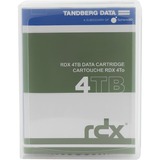 Tandberg 8824-RDX supporto di archiviazione di backup Cartuccia RDX 4000 GB Cartuccia RDX, RDX, 4000 GB, FAT32, NTFS, exFAT, ext4, Nero, 550000 h