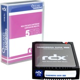 Tandberg 8862-RDX supporto di archiviazione di backup Cartuccia RDX 5000 GB Cartuccia RDX, RDX, 5000 GB, FAT32, NTFS, exFAT, ext4, Nero, 550000 h