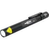 Ansmann Future T120 Nero Penna con torcia LED Nero, Penna con torcia, Nero, Alluminio, Pulsanti, IP54, LED