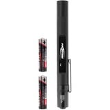 Ansmann Future T120 Nero Penna con torcia LED Nero, Penna con torcia, Nero, Alluminio, Pulsanti, IP54, LED