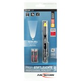 Ansmann Future T120 Nero Penna con torcia LED Nero, Penna con torcia, Nero, Alluminio, Pulsanti, IP54, LED