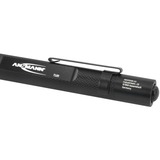 Ansmann Future T120 Nero Penna con torcia LED, Torcia elettrica Nero, Penna con torcia, Nero, Alluminio, Pulsanti, IP54, LED