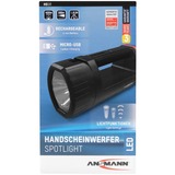 Ansmann HS5R Nero Torcia a mano LED, Torcia elettrica Torcia a mano, Nero, Pulsanti, IP20, III, -10 - 45 °C