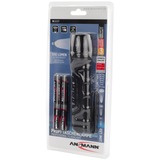 Ansmann M900P Nero Torcia a mano LED, Torcia elettrica Nero, Torcia a mano, Nero, Acrilonitrile butadiene stirene (ABS), Plastica, 1 m, IP54, LED