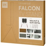 One for all WM 7481 177,8 cm (70") Grigio, Legno, Supporto grigio scuro, 81,3 cm (32"), 177,8 cm (70"), 50 kg, 200 x 100 mm, 400 x 400 mm, Grigio, Legno