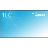 Optoma ALR101 schermo per proiettore 2,54 m (100") 16:9 grigio, 2,54 m (100"), 2,21 m, 124,5 cm, 16:9, Schermo tensionato, Nero