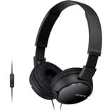 Sony MDR-ZX110AP Cuffie e auricolari, Headset Nero, Cablato, 12 - 22000 Hz, Musica e Chiamate, 120 g, Auricolare, Nero
