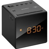Sony Radiosveglia Radio, Radio sveglia Nero, Orologio, AM, FM, 87,5 - 108 MHz, 531 - 1602 kHz, 0,1 W, 6,6 cm