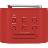 TechniSat TECHNIRADIO 40 Personale Digitale Rosso rosso, Personale, Digitale, DAB+,FM, 87.5 - 108 MHz, 174 - 240 MHz, 1,2 W