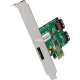 Dawicontrol DC-610E RAID controller RAID 2.0 5 Gbit/s SATA, 0, 1, JBOD, 5 Gbit/s, Marvell 88SE9128, 2 canali, CE, FCC, Bulk