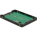 DeLOCK 62792 scheda di interfaccia e adattatore Interno M.2 SATA, M.2, Nero, Argento, 6 Gbit/s, 0 - 70 °C, -40 - 85 °C