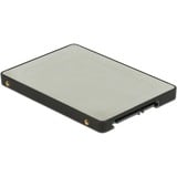 DeLOCK 62792 scheda di interfaccia e adattatore Interno M.2, Convertitore SATA, M.2, Nero, Argento, 6 Gbit/s, 0 - 70 °C, -40 - 85 °C