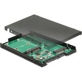 DeLOCK 62866 scheda di interfaccia e adattatore Interno M.2, mSATA SATA, M.2, mSATA, Nero, Verde, 6 Gbit/s, Windows 10 Education, Windows 10 Education x64, Windows 10 Enterprise, Windows 10 Enterprise x64,..., 70 mm