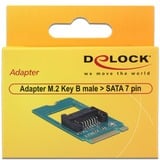 DeLOCK 62876 scheda di interfaccia e adattatore Interno SATA M.2, SATA, Verde, 6 Gbit/s, 22 mm, 42 mm