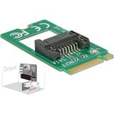 DeLOCK 62876 scheda di interfaccia e adattatore Interno SATA, Controller Serial ATA M.2, SATA, Verde, 6 Gbit/s, 22 mm, 42 mm