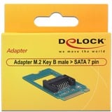 DeLOCK 62876 scheda di interfaccia e adattatore Interno SATA, Controller Serial ATA M.2, SATA, Verde, 6 Gbit/s, 22 mm, 42 mm