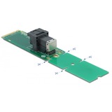 DeLOCK 63145 scheda di interfaccia e adattatore Interno SFF-8643 M.2, SFF-8643, Verde, Scatola da appendere