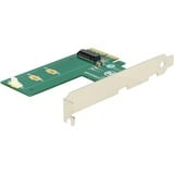 DeLOCK 89561 scheda di interfaccia e adattatore Interno M.2, Controllore PCIe, M.2, PCIe 3.0, Verde, Bianco, 39 Gbit/s, Scatola