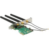 DeLOCK 89568 scheda di interfaccia e adattatore Interno M.2 PCI-E, M.2, USB, Scatola, Wireless