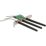 DeLOCK 89568 scheda di interfaccia e adattatore Interno M.2, Scheda di rete PCI-E, M.2, USB, Scatola, Wireless