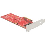 DeLOCK 89577 scheda di interfaccia e adattatore Interno M.2 PCIe, M.2, PCIe 3.0, Nero, Rosso, Argento, 39 Gbit/s, Windows 10 Education, Windows 10 Education x64, Windows 10 Enterprise, Windows 10 Enterprise x64,...