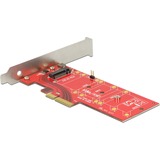 DeLOCK 89577 scheda di interfaccia e adattatore Interno M.2, Controllore PCIe, M.2, PCIe 3.0, Nero, Rosso, Argento, 39 Gbit/s, Windows 10 Education, Windows 10 Education x64, Windows 10 Enterprise, Windows 10 Enterprise x64,...