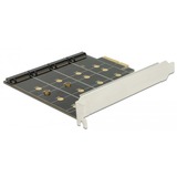DeLOCK 89888 scheda di interfaccia e adattatore Interno SATA, Scheda RAID PCIe, SATA, 1 x PCI Express x4, 4 x 67 pin M.2 key B, Cina, Marvell 88SE9230, 6 Gbit/s