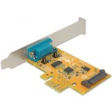 DeLOCK 90293 scheda di interfaccia e adattatore Interno RS-232 PCIe, RS-232, A basso profilo, PCIe 2.0, SUN2212, 0,0001152 Gbit/s