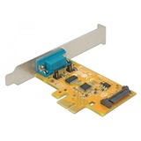 DeLOCK 90293 scheda di interfaccia e adattatore Interno RS-232 PCIe, RS-232, A basso profilo, PCIe 2.0, SUN2212, 0,0001152 Gbit/s